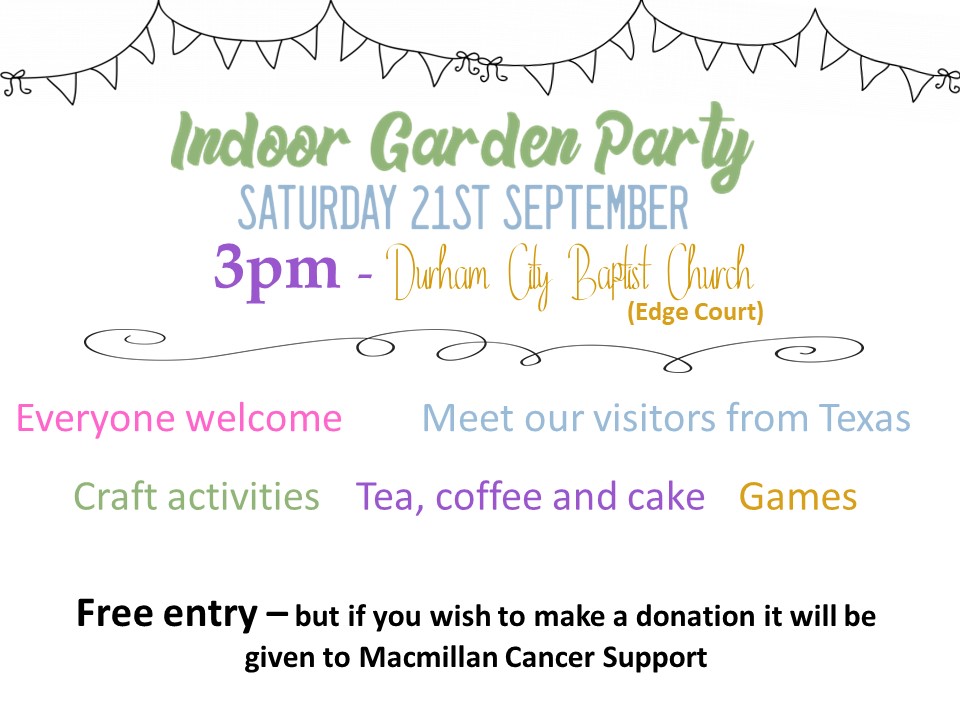 Garden Party Save the Date